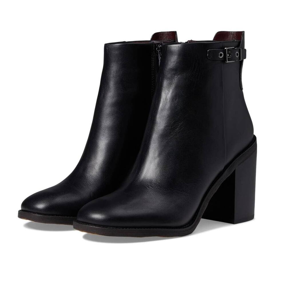 Franco Sarto Black Ankle Boots